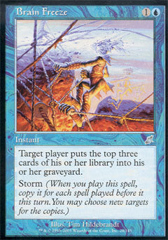 Brain Freeze (Scourge) Medium Play Foil