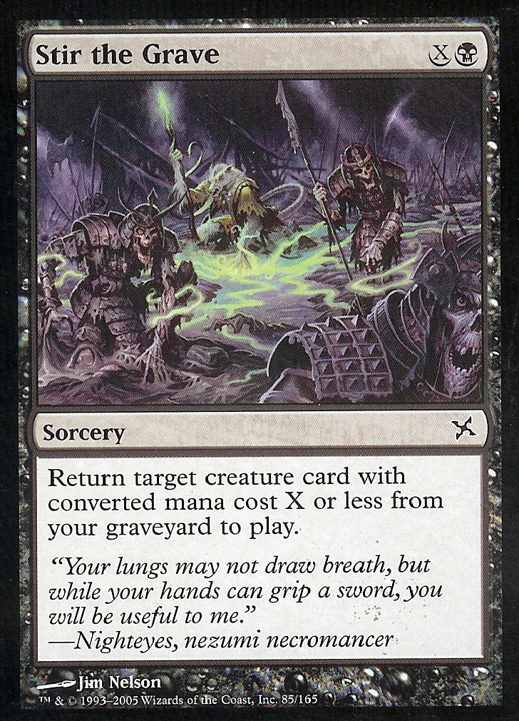 Stir the Grave (Betrayers of Kamigawa) Medium Play
