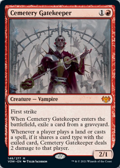 Cemetery Gatekeeper (Innistrad: Crimson Vow) Near Mint Foil