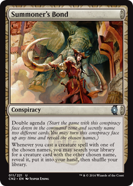 Summoner's Bond (Conspiracy: Take the Crown) Near Mint