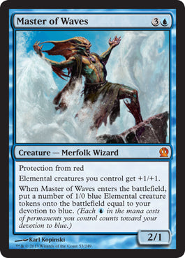 Master of Waves (Theros) Near Mint Foil