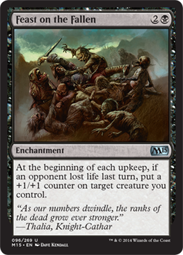 Feast on the Fallen (Magic 2015 Core Set) Near Mint Foil
