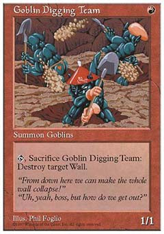 Goblin Digging Team (5th Edition) Near Mint