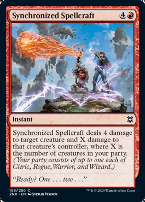 Synchronized Spellcraft (Zendikar Rising) Medium Play
