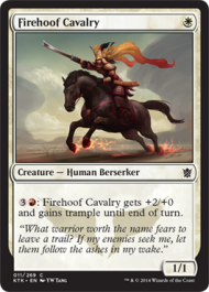 Firehoof Cavalry (Khans of Tarkir) Near Mint