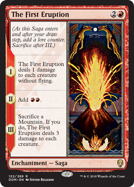 The First Eruption (Dominaria) Medium Play