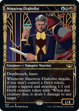 Maestros Diabolist (Gilded Foil) (Streets of New Capenna) Near Mint Foil