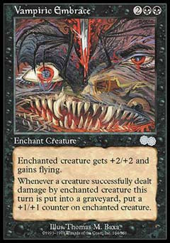 Vampiric Embrace (Urza's Saga) Light Play