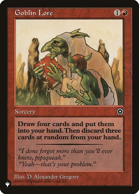 Goblin Lore (The List) Near Mint