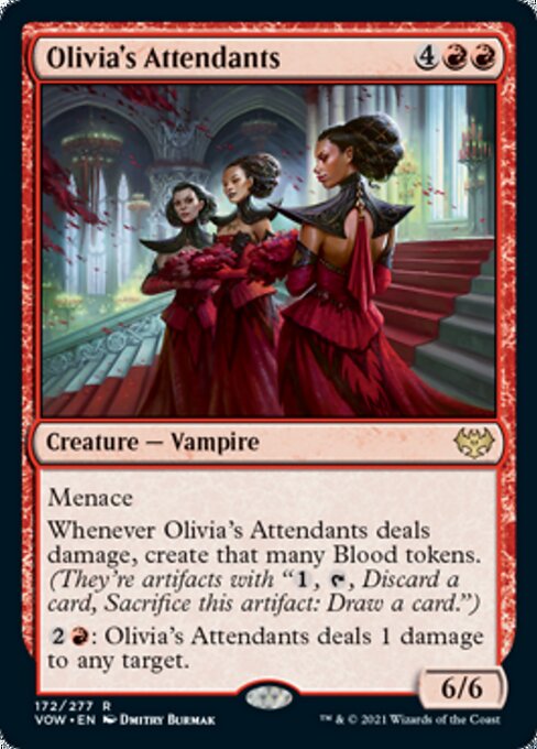 Olivia's Attendants (Innistrad: Crimson Vow) Light Play
