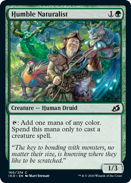 Humble Naturalist (Ikoria: Lair of Behemoths) Near Mint Foil