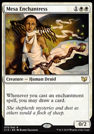 Mesa Enchantress (Commander 2015) Light Play