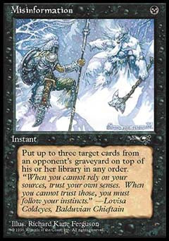 Misinformation (Alliances) Medium Play