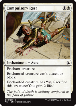 Compulsory Rest (Amonkhet) Medium Play