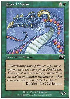 Scaled Wurm (Classic 6th Edition) Light Play