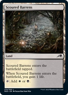 Scoured Barrens (Kamigawa: Neon Dynasty) Medium Play