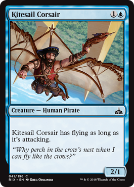 Kitesail Corsair (Rivals of Ixalan) Light Play
