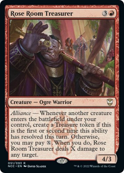 Rose Room Treasurer (Commander: Streets of New Capenna) Near Mint