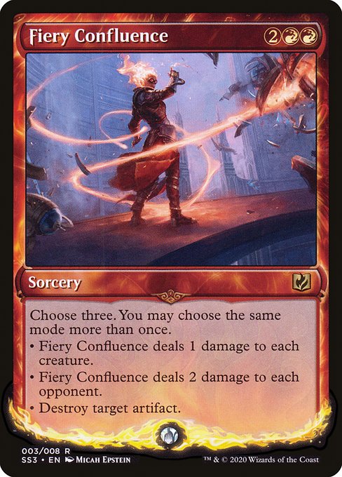 Fiery Confluence (Signature Spellbook: Chandra) Medium Play Foil