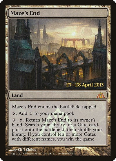 Maze's End (Promos: Prerelease Cards) Light Play Foil