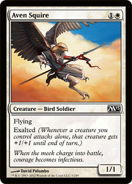 Aven Squire (Magic 2013 Core Set) Heavy Play