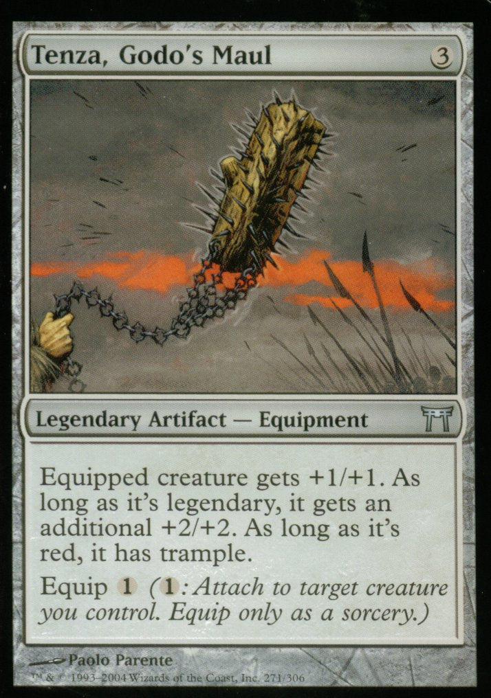 Tenza, Godo's Maul (Champions of Kamigawa) Light Play