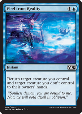 Peel from Reality (Magic 2015 Core Set) Near Mint