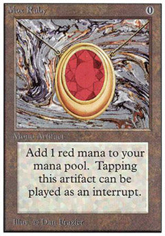 Mox Ruby (Unlimited) Damaged / Poor