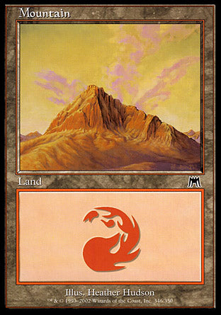 Mountain (346) (Onslaught) Medium Play