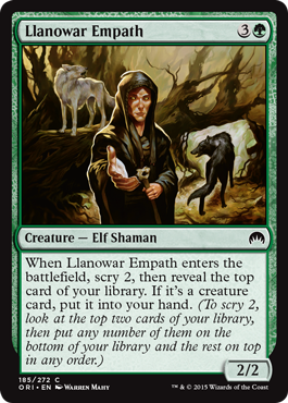 Llanowar Empath (Magic Origins) Medium Play