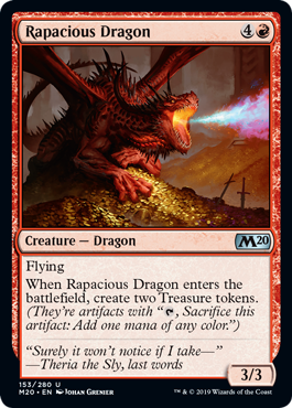 Rapacious Dragon (Magic 2020 Core Set) Near Mint