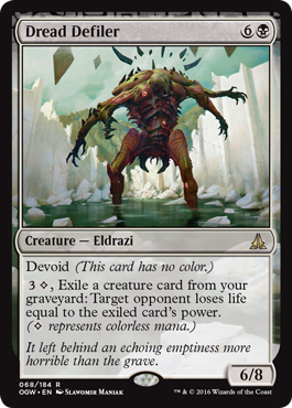 Dread Defiler (Oath of the Gatewatch) Medium Play