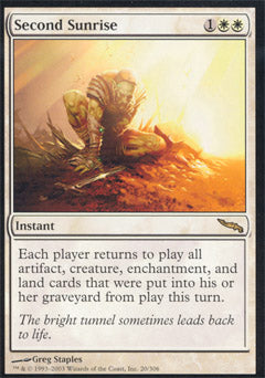 Second Sunrise (Mirrodin) Heavy Play