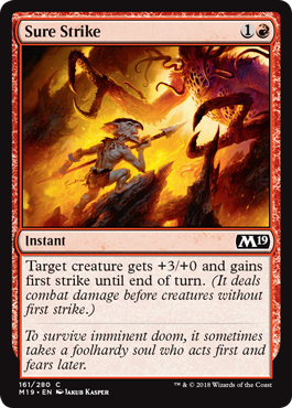 Sure Strike (Magic 2019 Core Set) Near Mint