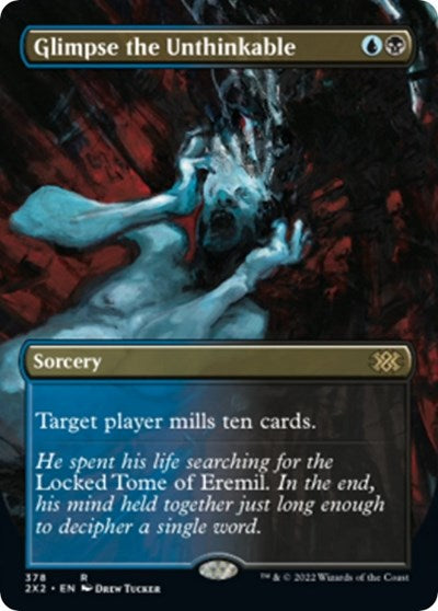 Glimpse the Unthinkable (Borderless) (Double Masters 2022) Near Mint
