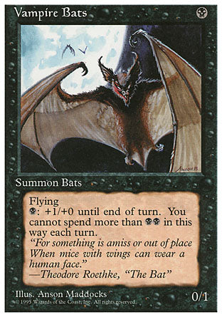 Vampire Bats (4th Edition) Near Mint