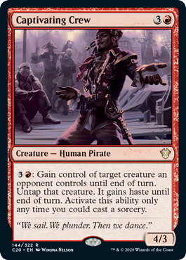 Captivating Crew (Commander 2020 Ikoria) Light Play