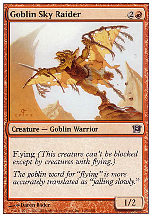 Goblin Sky Raider (9th Edition) Near Mint