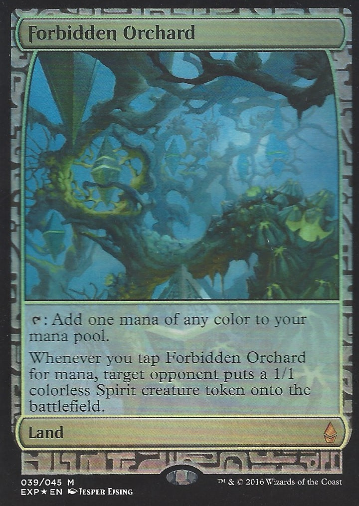 Forbidden Orchard (Zendikar Expeditions) Near Mint Foil