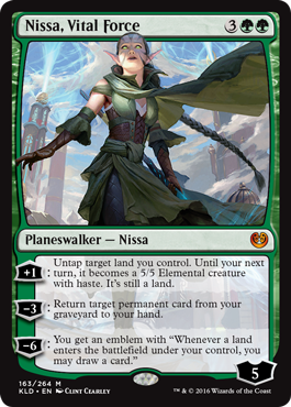 Nissa, Vital Force (Kaladesh) Light Play