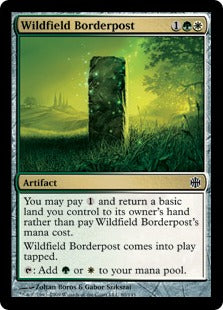 Wildfield Borderpost (Alara Reborn) Medium Play Foil