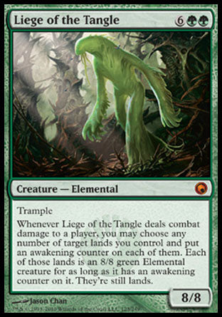 Liege of the Tangle (Scars of Mirrodin) Medium Play