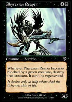 Phyrexian Reaper (Invasion) Light Play