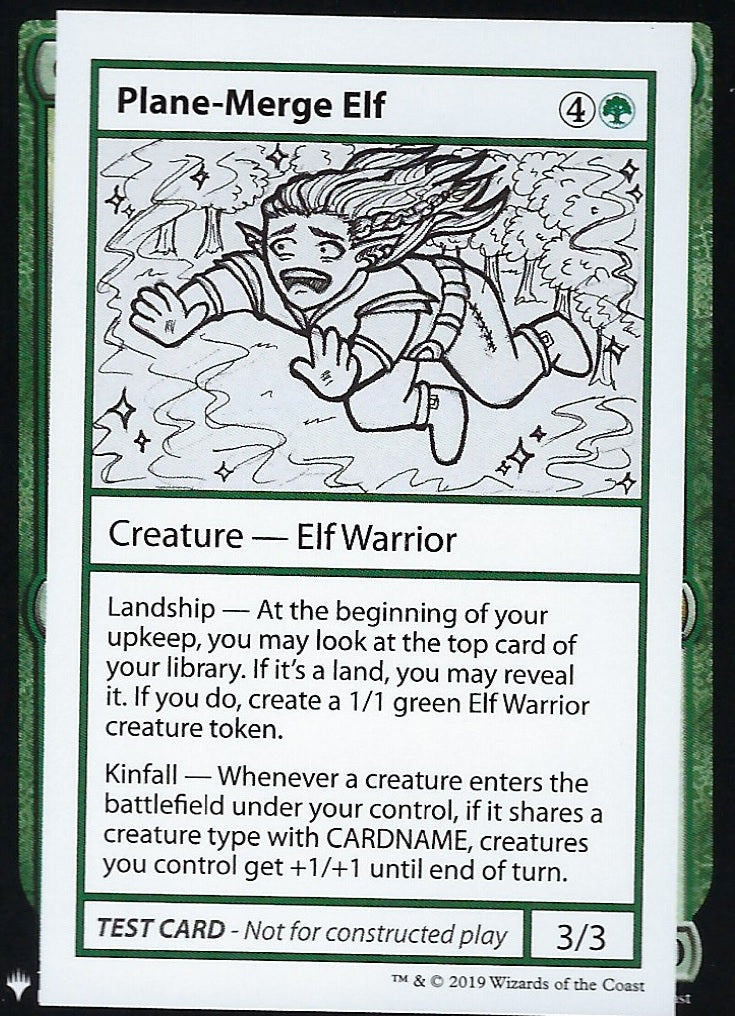 Plane-Merge Elf (Mystery Booster Test Print) Near Mint
