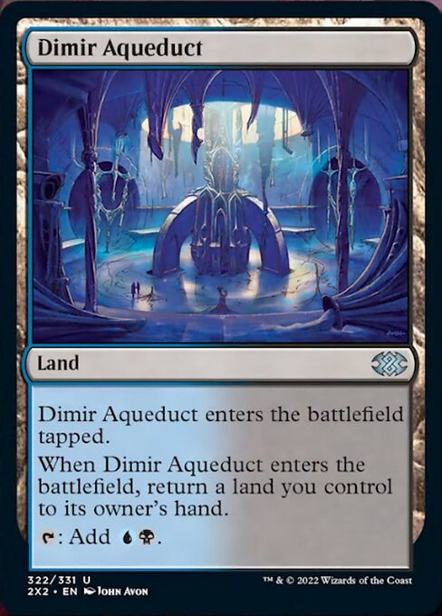 Dimir Aqueduct (Double Masters 2022) Near Mint Foil