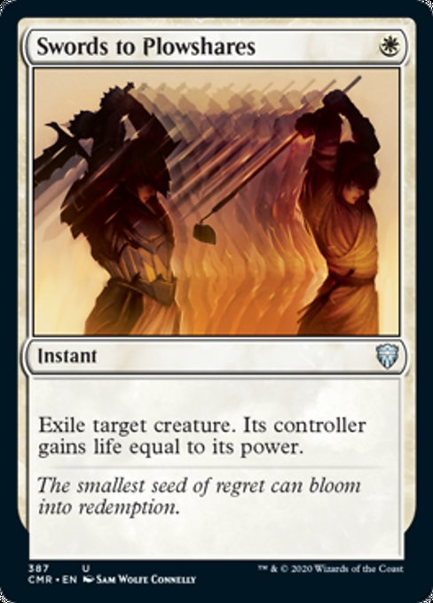 Swords to Plowshares (Commander 2020 Commander Legends) Light Play