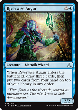 Riverwise Augur (Rivals of Ixalan) Medium Play