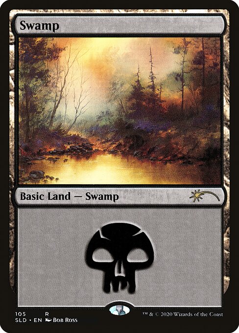 Swamp 105 (Secret Lair) Near Mint