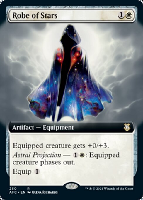 Robe of Stars (Extended Art) (Commander 2021 Forgotten Realms) Near Mint