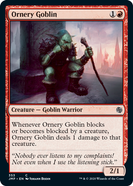 Ornery Goblin (Jumpstart) Light Play